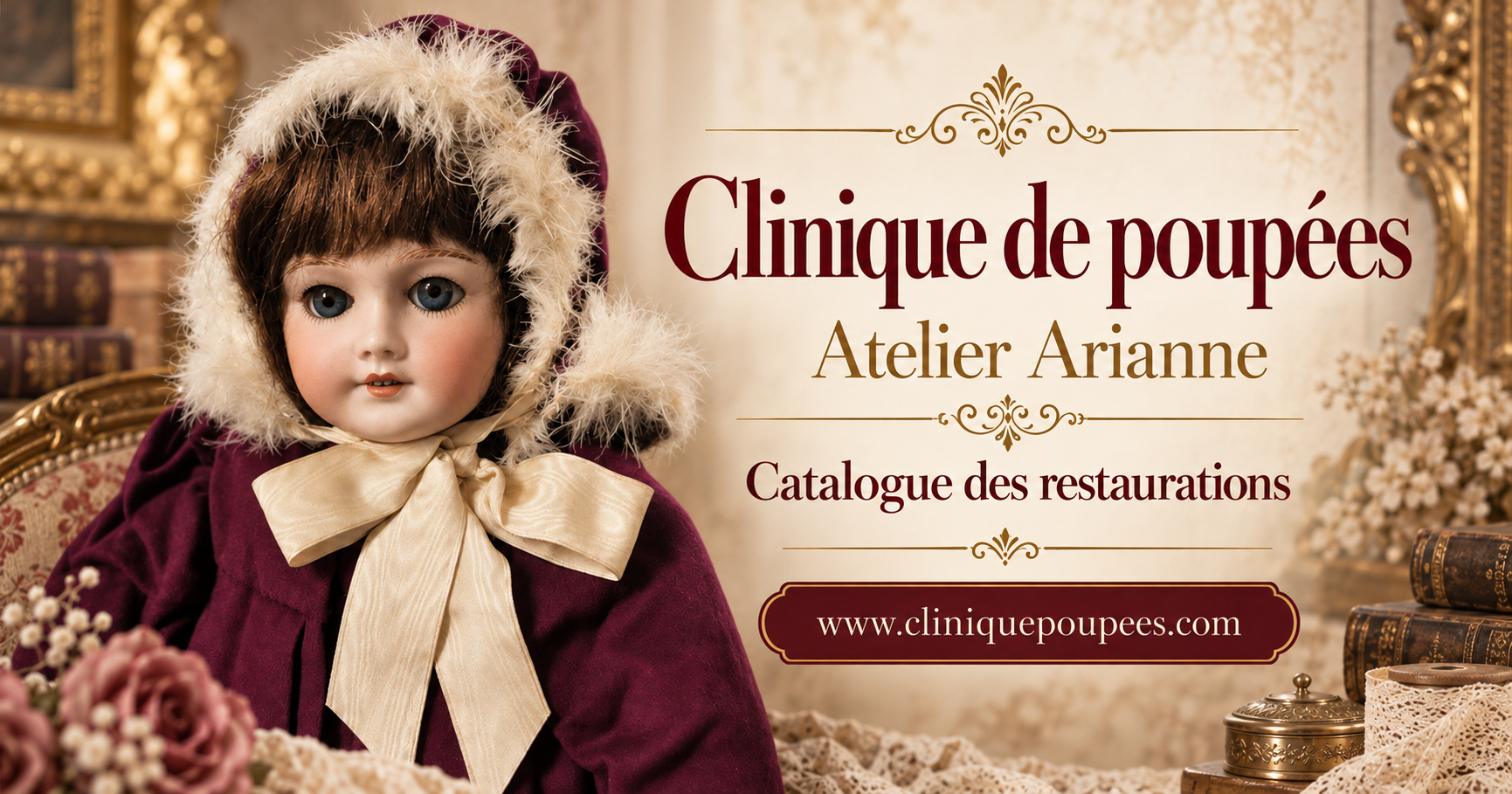 Clinique de poupées — Atelier Arianne · Catalogue des restaurations